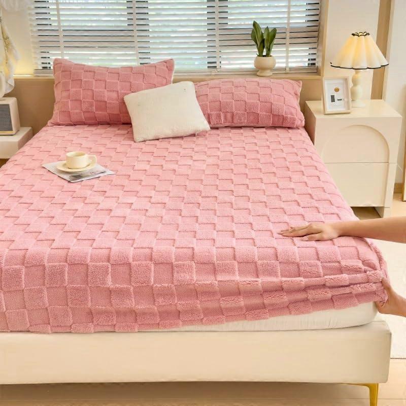 King Fitted Sheet Pink