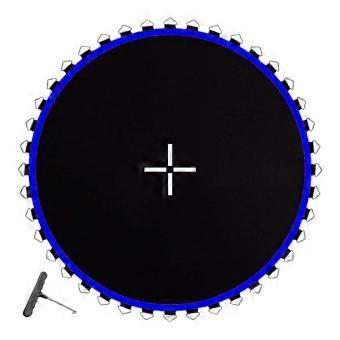 Ersatznetz für Trampolin, rund, Sprungtuch für Trampoline, Outdoor-Ausrüstung. C3