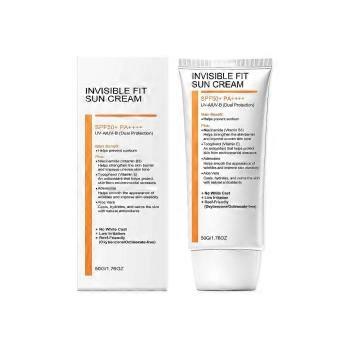 Invisible Adherent Sunscreen No White Residue Moisturizing Lotion Lightweight Radiant Low Irritation for All Skin td