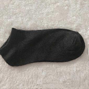 1 pair of men's casual sports boat socks, non-slip, invisible, low-cut, and seamless.-brnv