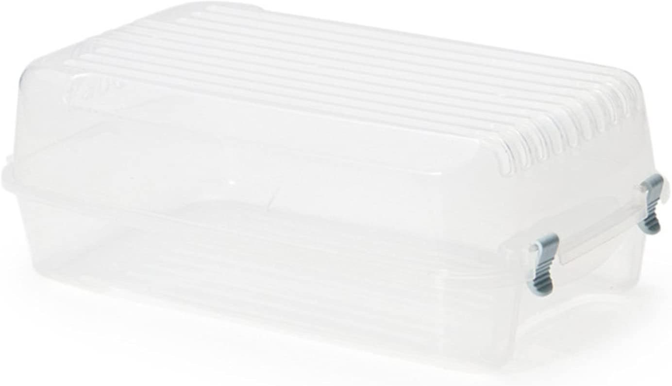 Shoe Boxes, Stackable with Plastic Connectors, Foldable, Transparent Solid Breathable Plastic