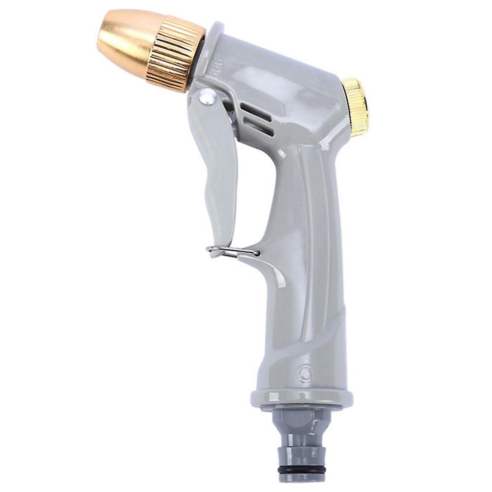 Portable High Pressure Water Nozzle Adjustable Metal Nozzle Washing Car Washer Garden Watering Hose