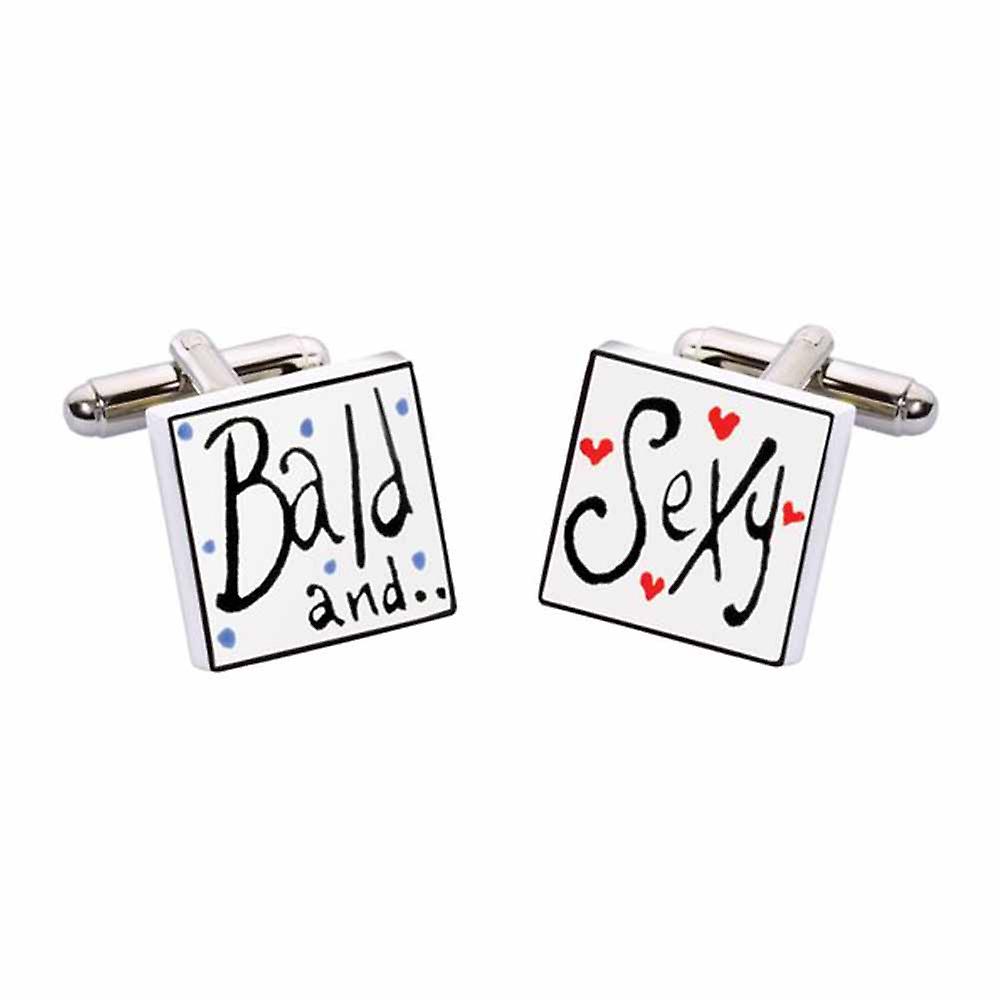 Bald & Sexy Cufflinks by Sonia Spencer