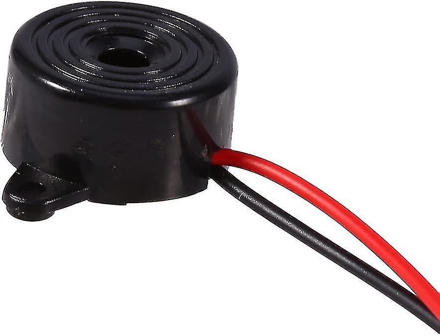 Buzzer 12v Electronic 85~95db, 3-24v Active Piezo Buzzer T Continuous Buzzer Alarm Sound 100mm Length Buzzer (1pc)