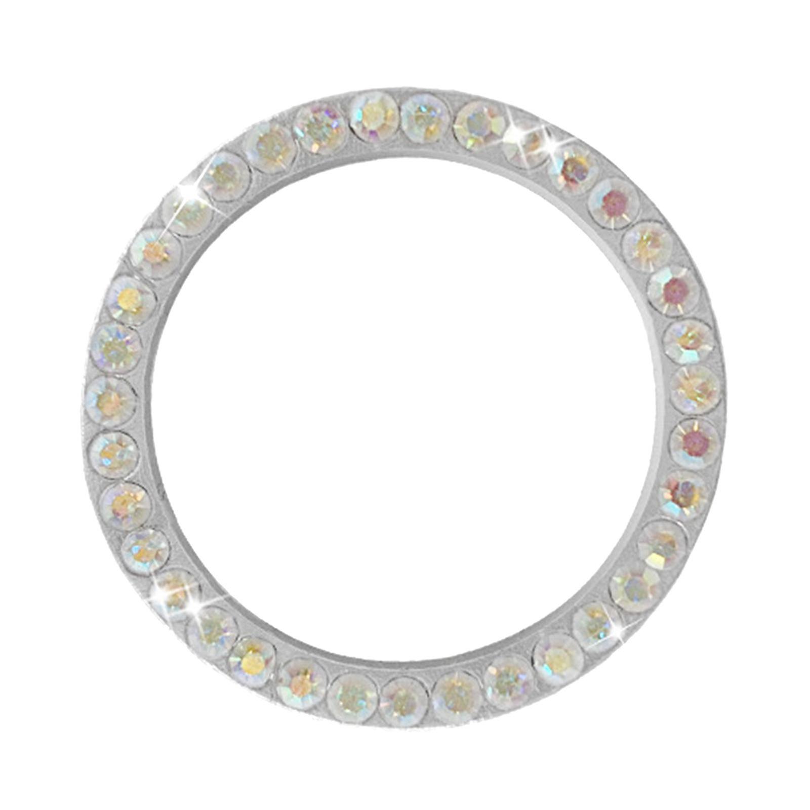 Bling Rings Shiny Start Button Rhinestone Ignition Push Button Trim Colorful