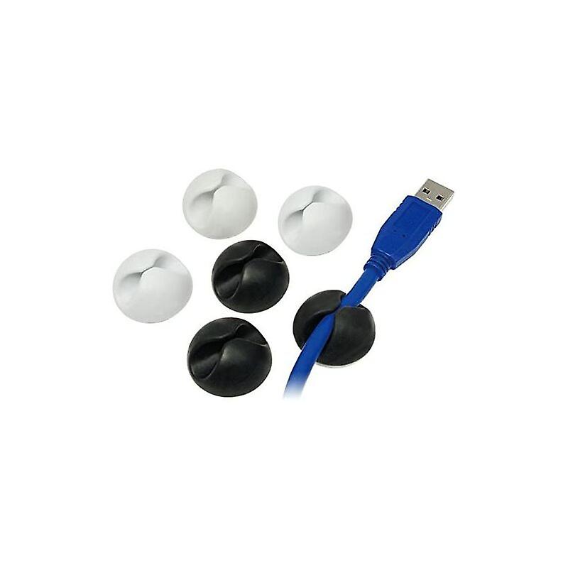 Pack of 6 Adhesive Cable Ties