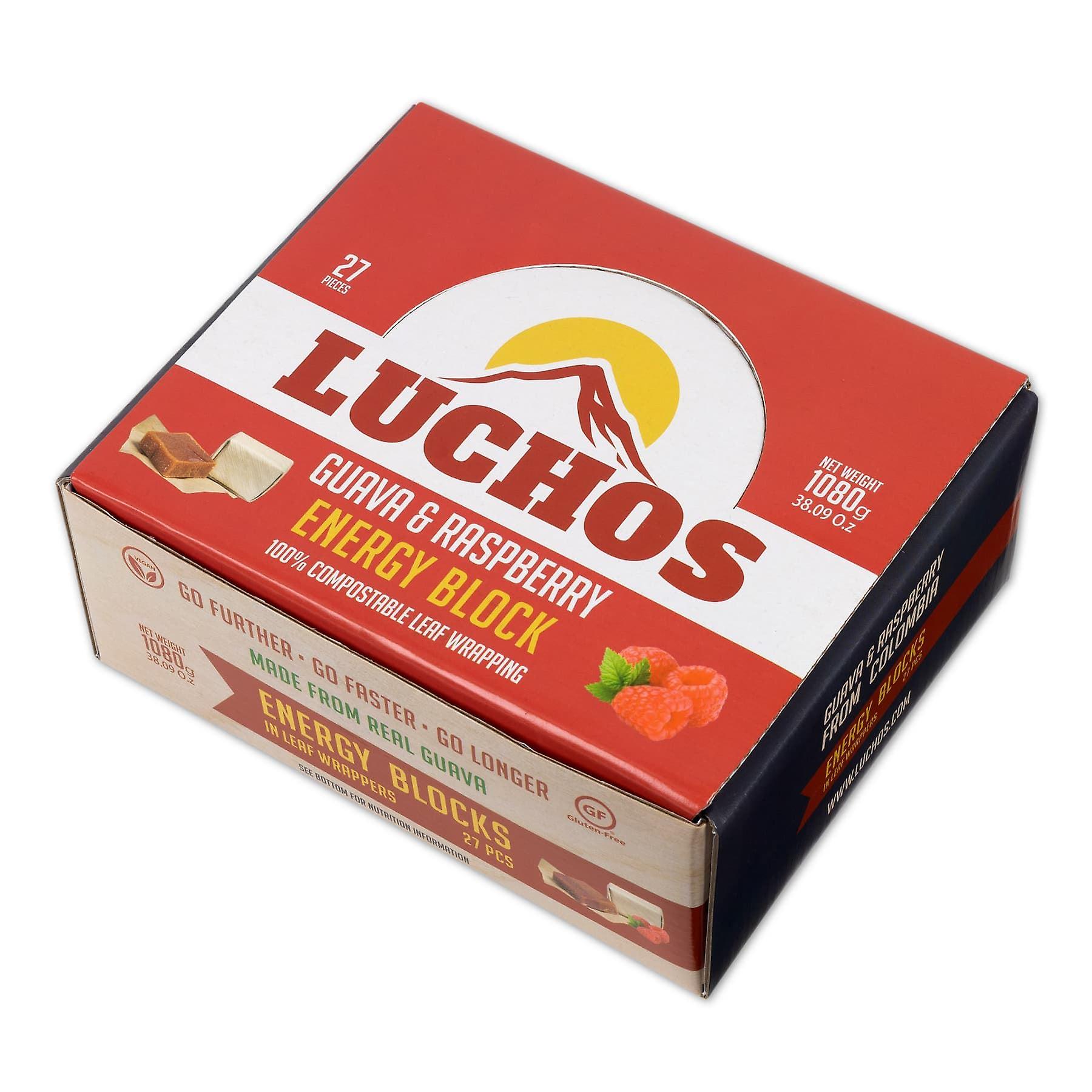 Luchos Energy Blocks Guava and Raspberry - 27x40g