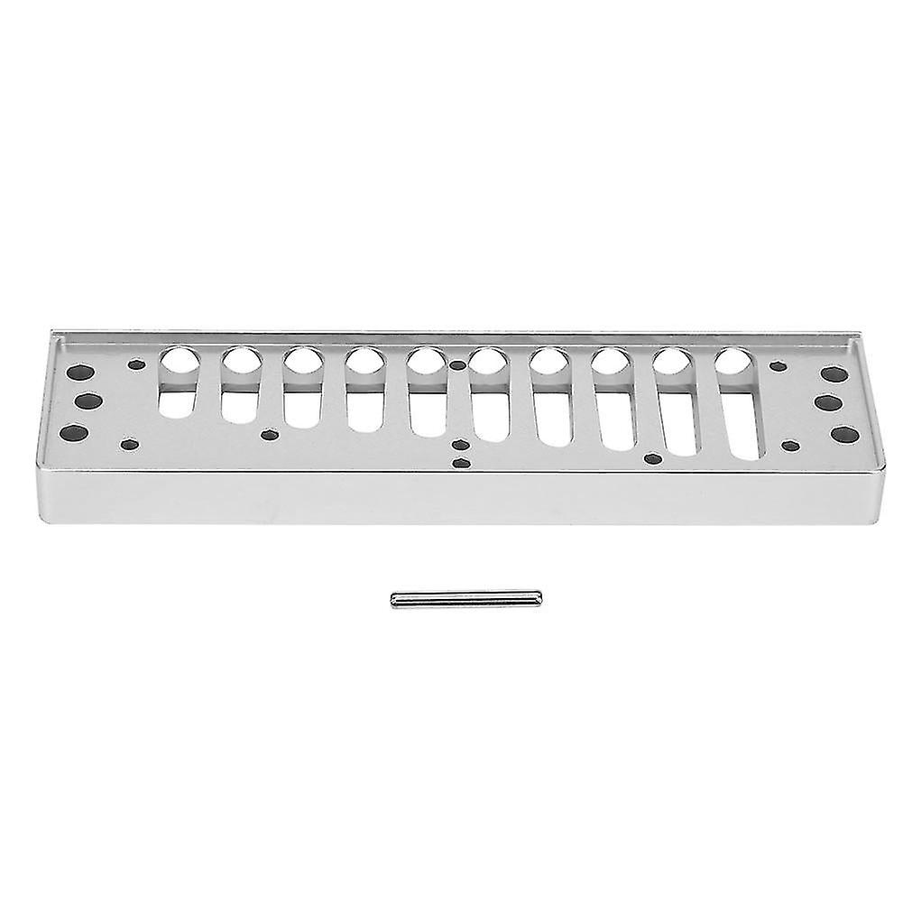Harmonica Comb 10hole Blues Harp Comb Part For Hohner Sp20 Aluminum Alloy Harmonica Accessorysilver