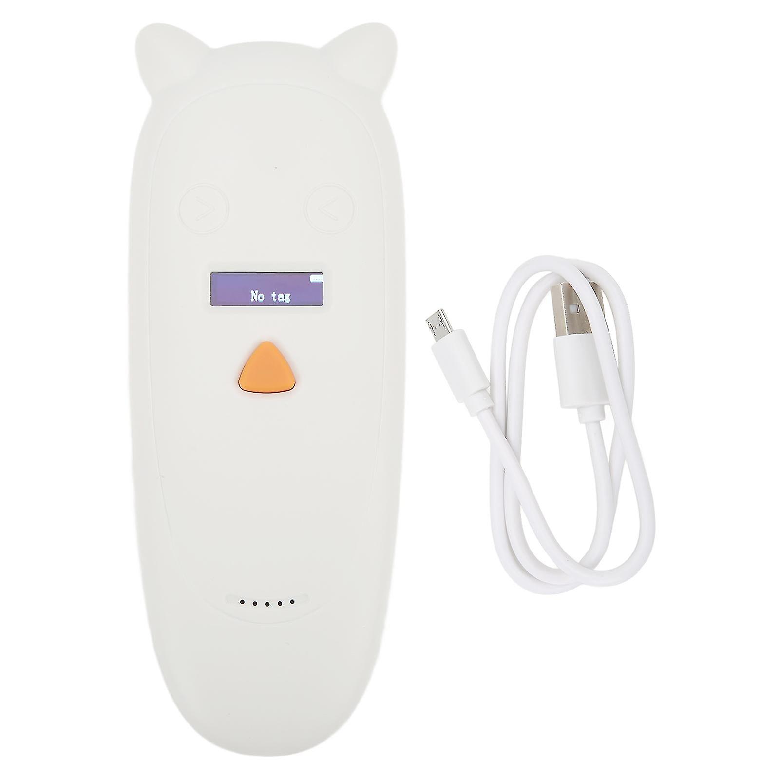 Rfid Electronic Tag Reader Pet Microchip Scanner Rechargeable Handheld For Resource Management Railway Inspection