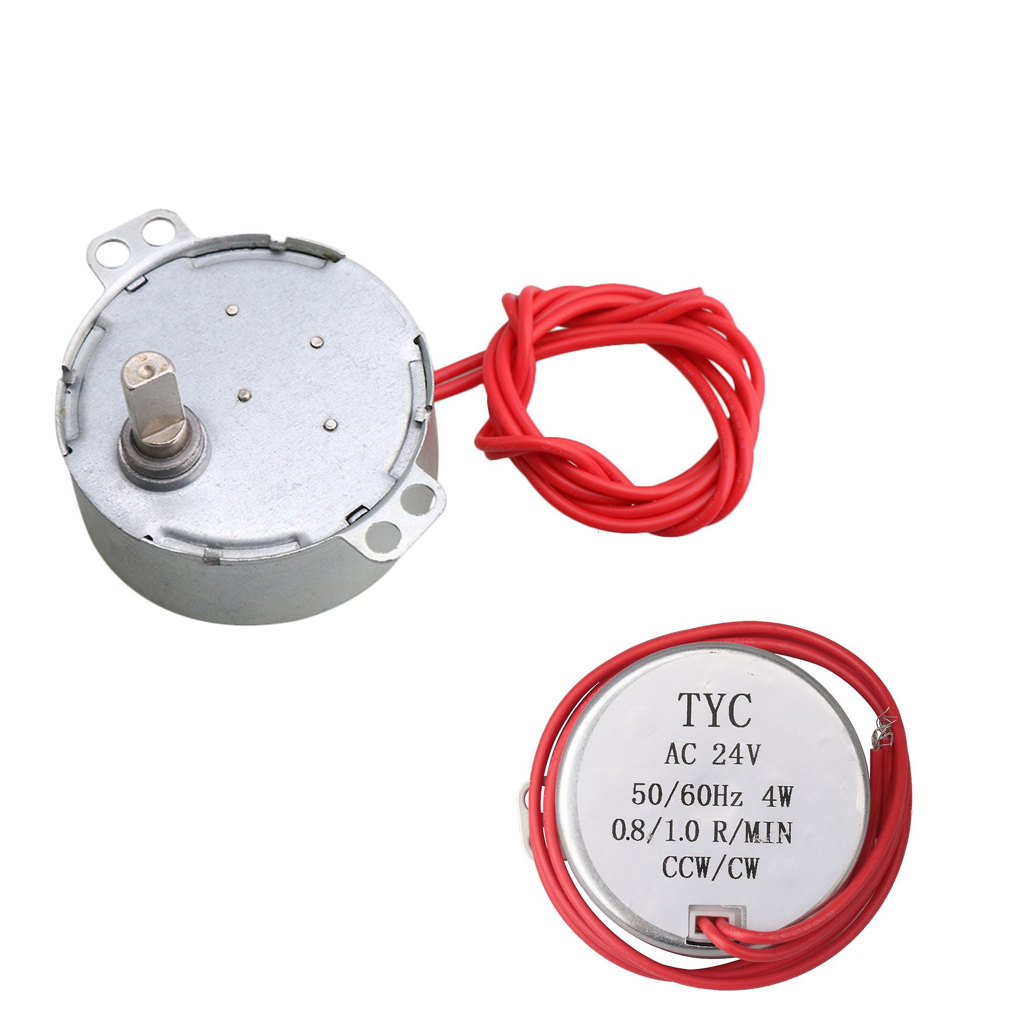Turntable Flat Shaft Synchronous Motor 0.8-1.0RPM AC24V Heater Machine
