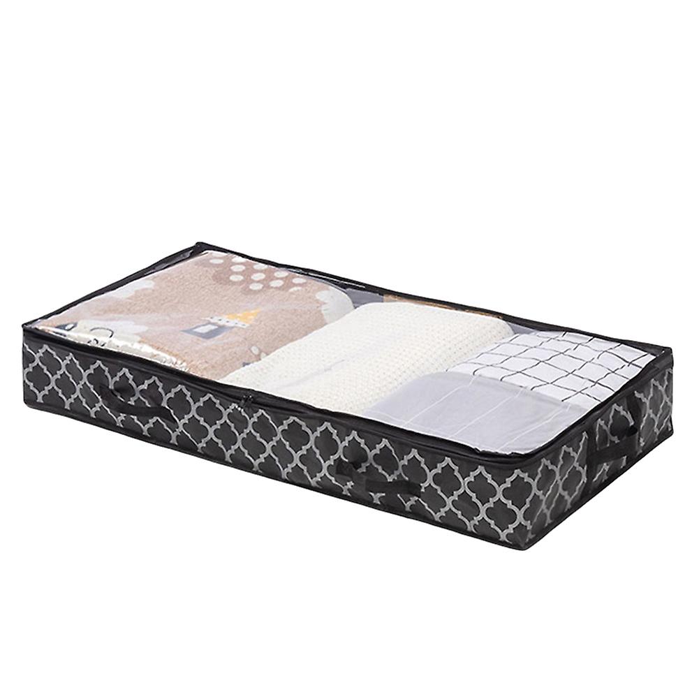 Zip Underbed Organizing Bag Saving Space Clothes Quilt Storage Case for Plush Toy Storage