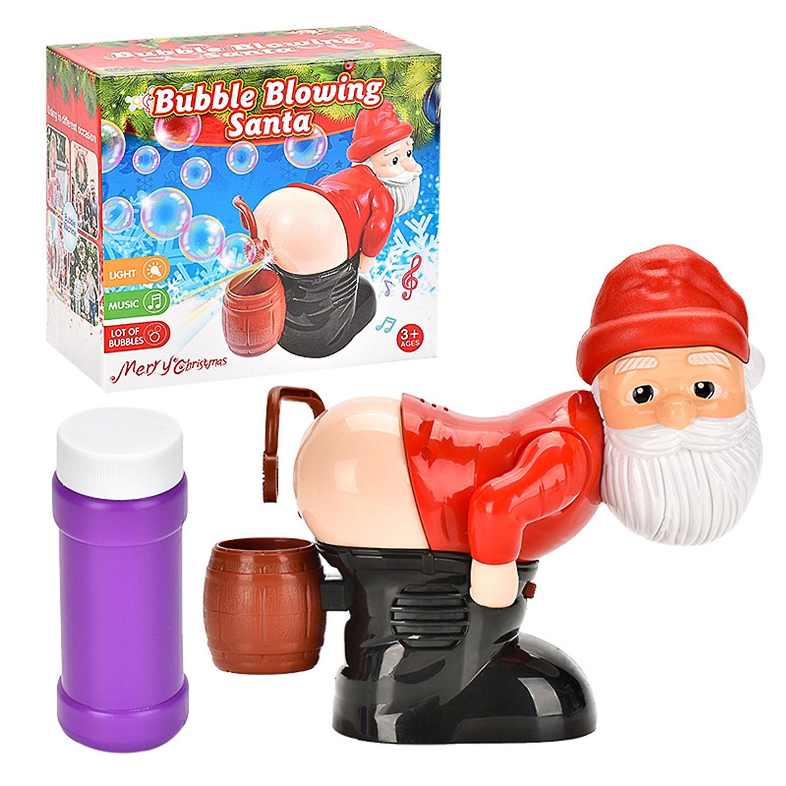 Christmas Bubble Machine, Santa Bubble Guns Electric Bubble Machine Bubble Toy Hot