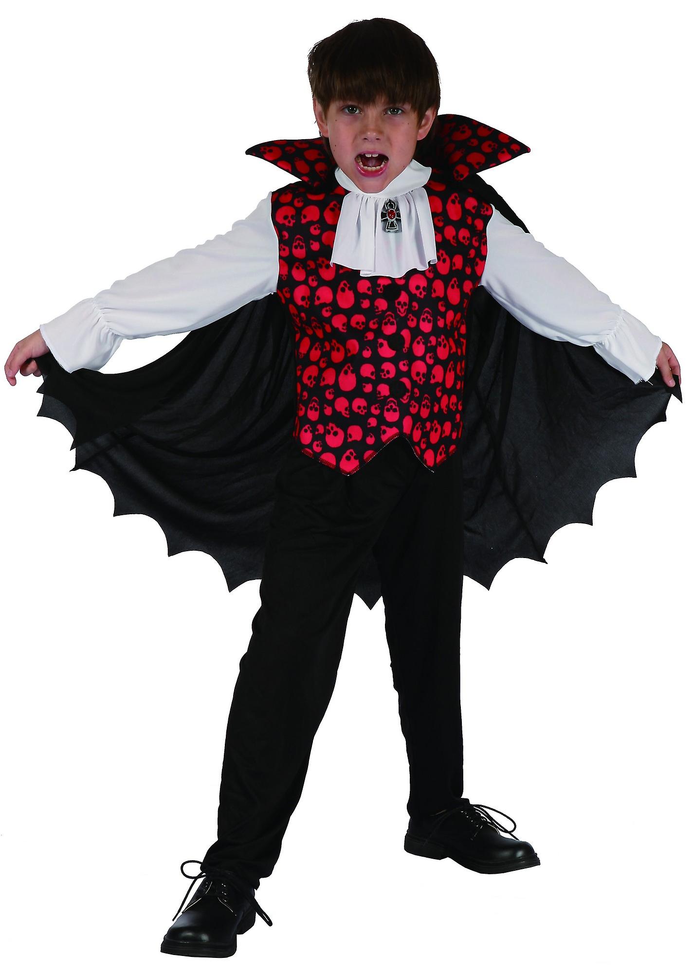 Boys' red vampire costume