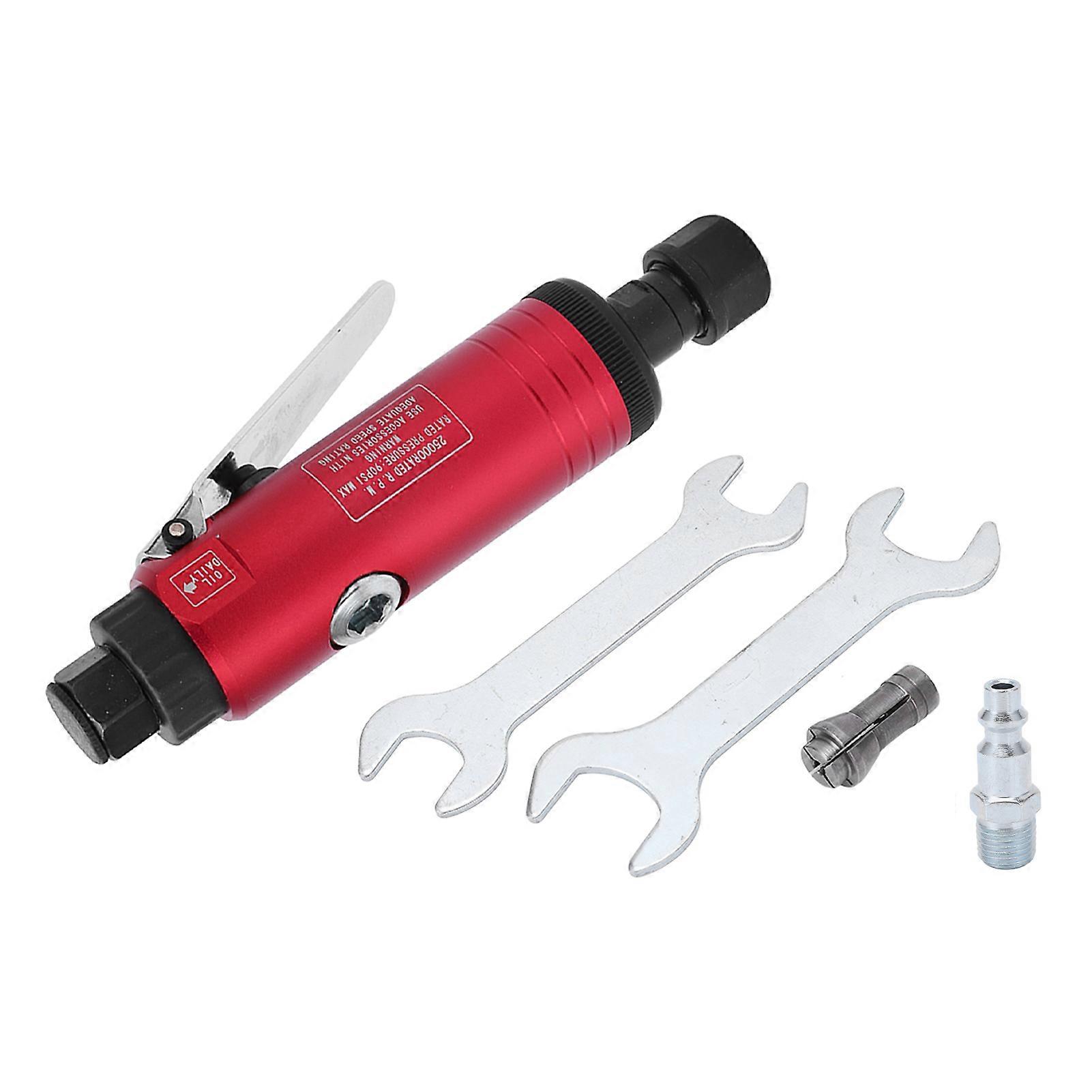 طاحونة يموت الهواء 25000 دورة في الدقيقة 90PSI طاحونة يموت هوائي مستقيم مع كوليت 3 مم 6 مم لتلميع النمط الأمريكي