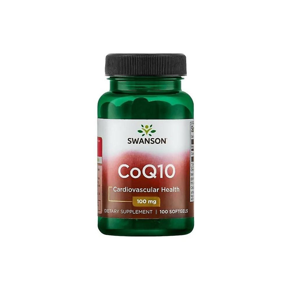 Swanson coenzyme q10, 100mg, 100 soft capsules 3436