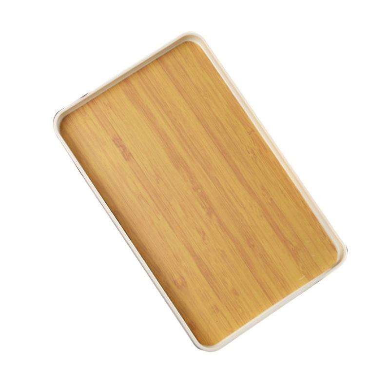 Fruit Plate Rectangular Serving Tray Oil Resistant Easy to Clean Widely Used Decorative Serving Plat