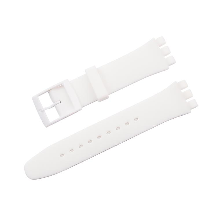 Silicone Watch Strap For Swatch Jelly Three Eyes Classic 12/17/19/20MM Trigeminal