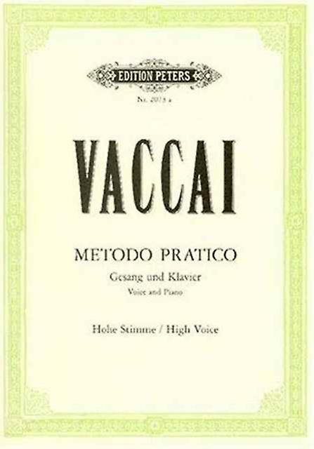 Practical Method High Voice And Piano Sheet music Book