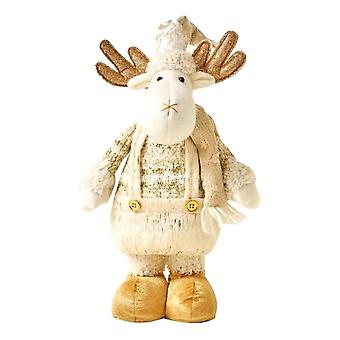 Santa Christmas Dolls Standing Figurines For Christmas Window Decoration Christmas Santa Dolls Figurine Holiday Decor B