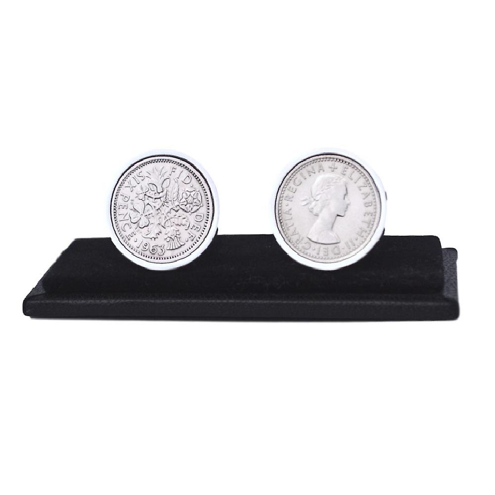 Lucky Sixpence Cufflinks | 1963