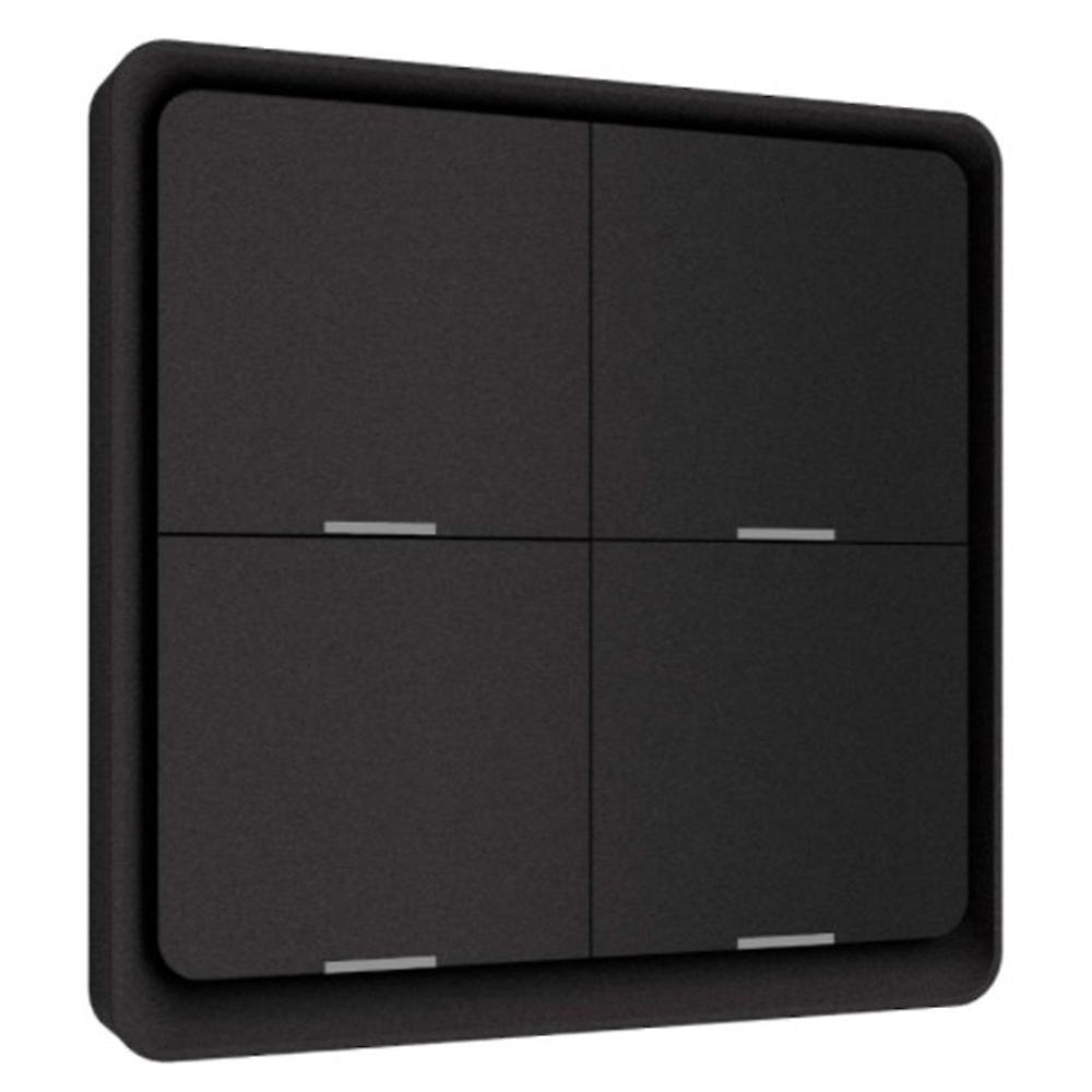 4 Gang for Tuya ZigBee Wireless 12 Scene Switch, Push Button Controller Battery Powered Automation