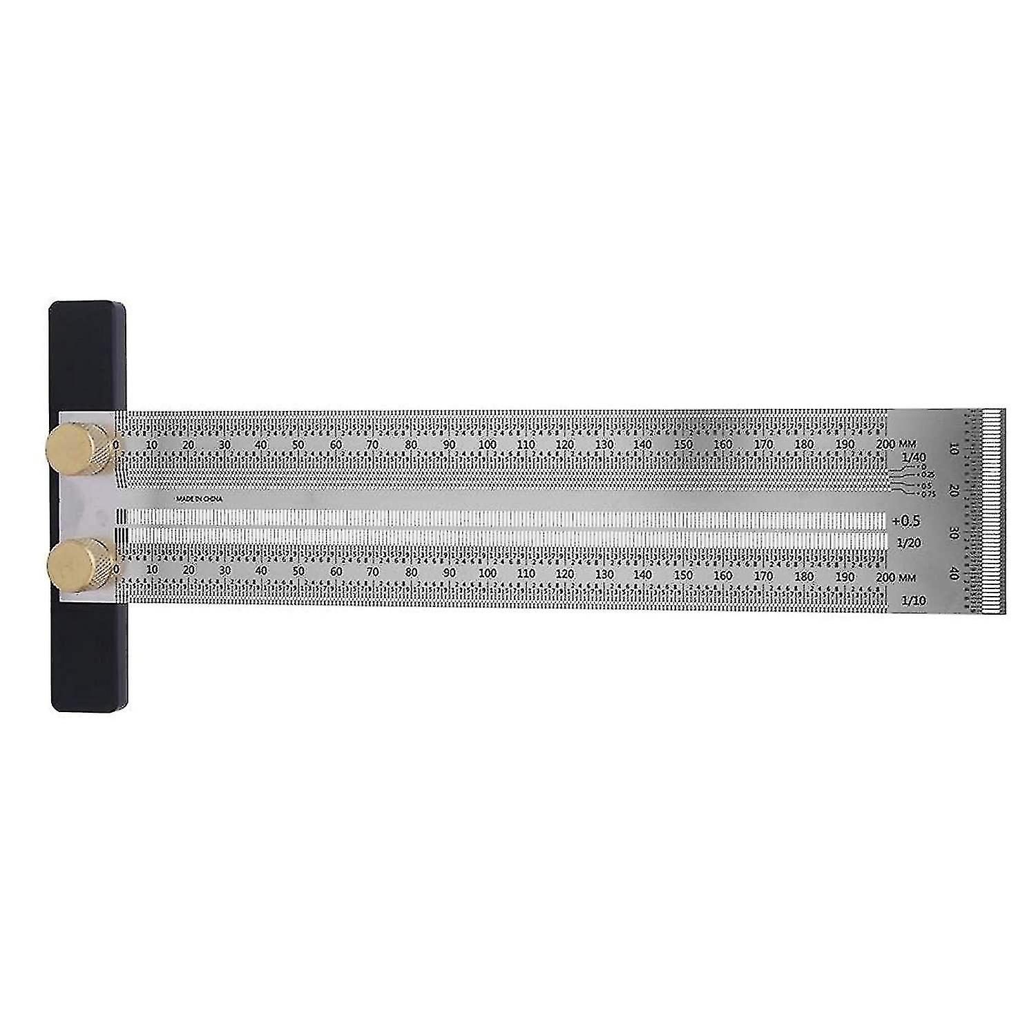 Precision Woodworking Marking Gauge with Auto Pencil (200mm)