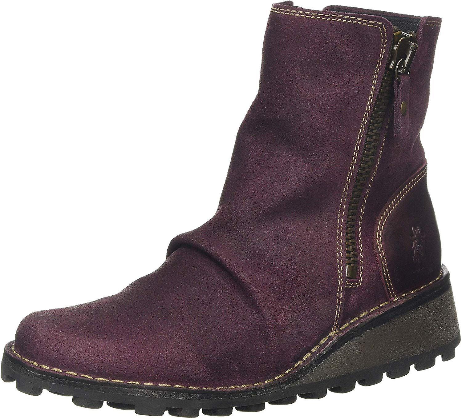 Fly london Mon944fly Purple Suede Womens Ankle Boots