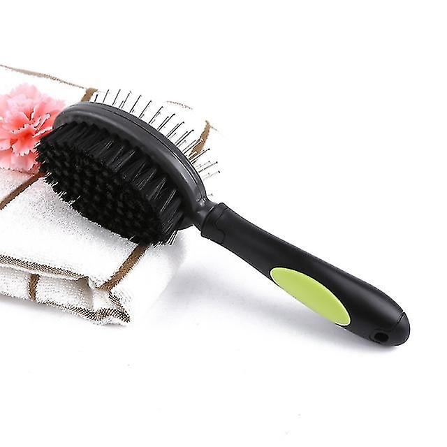 Cat brush and dog brush, cat comb, dog hair brush, pet grooming comb, built-in dual-use grooming com