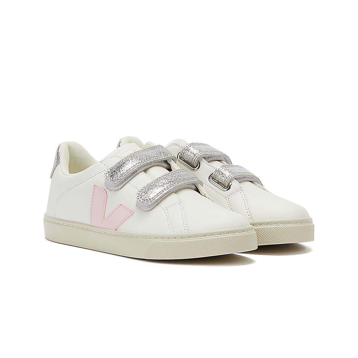 Veja Esplar Junior Extra White/Petale/Silver Trainers