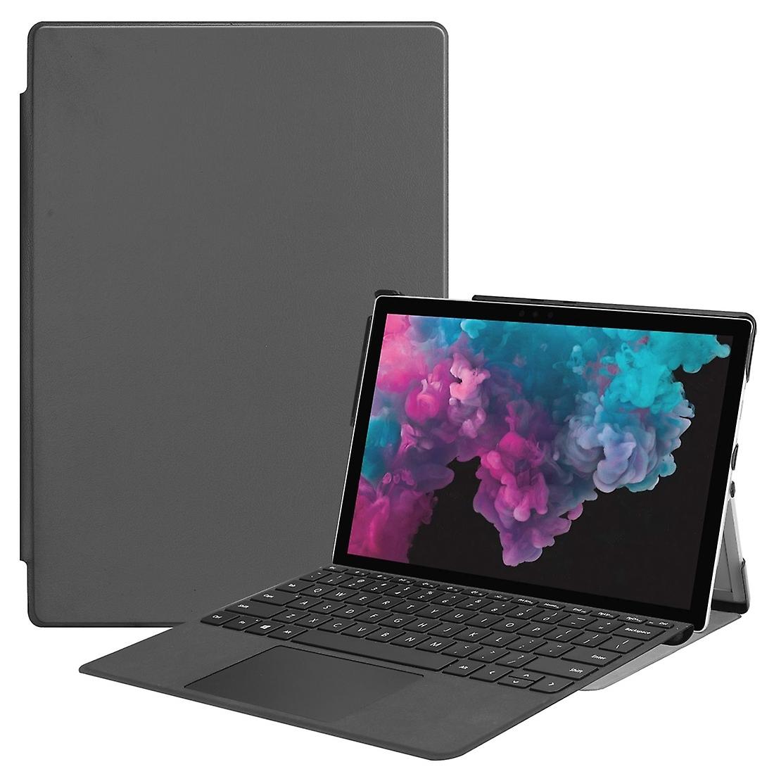 Custer Texture Leather Case for Microsoft Surface Pro 7