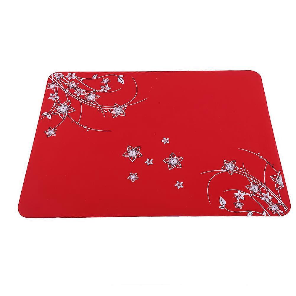 1PC Silicone Kitchen Placemats Non-slip Insulation Baking Mats Tables Coasters Red
