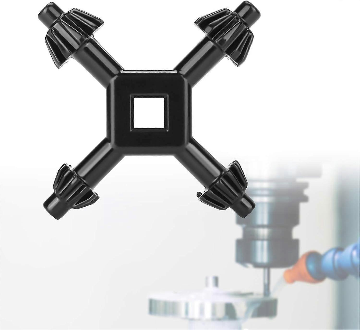 good Drill Chuck Key, Cross Chuck Key, 4 in 1 Multifunctional Steel Chuck Key Replacement for Cordless Power Tool Drill