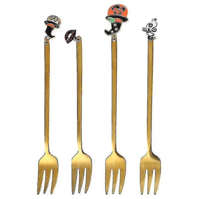 4pcs Kitchen utensils,  Halloween Pendant Forks