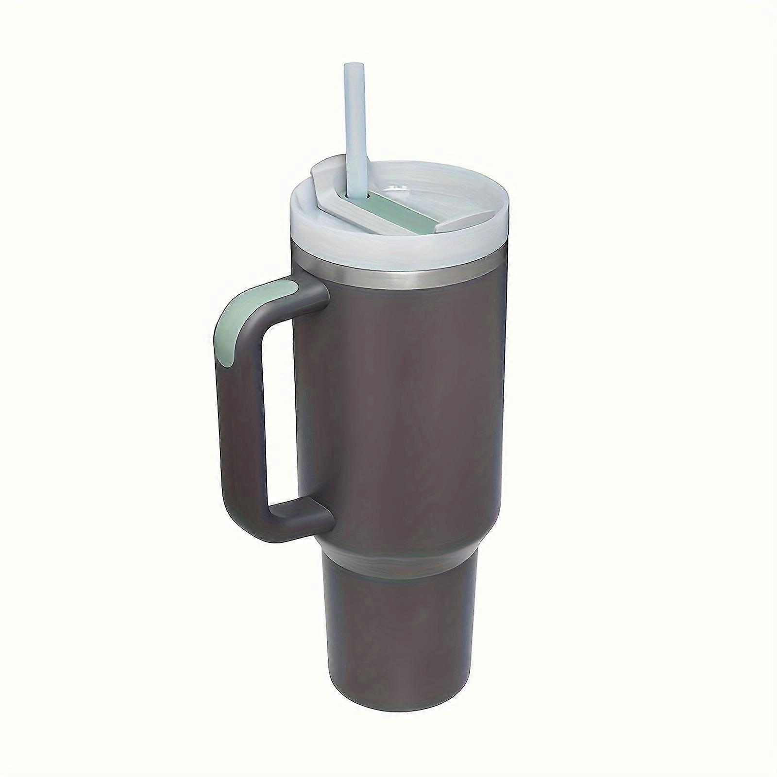 304 Rostfritt stål Bilkopp Andra Generationen 30oz Handtagskopp Kall Isolering Ice Tyrant Cup Dubbelskikts Halmisoleringskopp