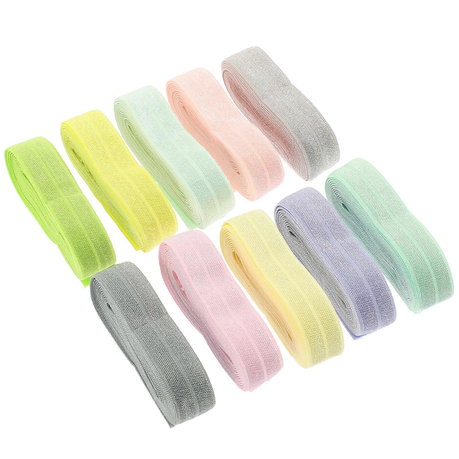10Pcs Clothes Stretch Bands Elastic Sewing Ribbons Elastic Band Sewing Band Elastic Cord