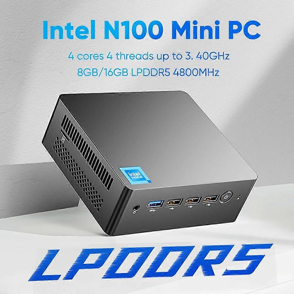 Mini-Computer der 12. Generation Alder Lake Intel N100 Quad Core DDR5 8G/16G 4800Hz Windows 11 Dual RJ45 Lan Firewall Router 4k Gaming-PC