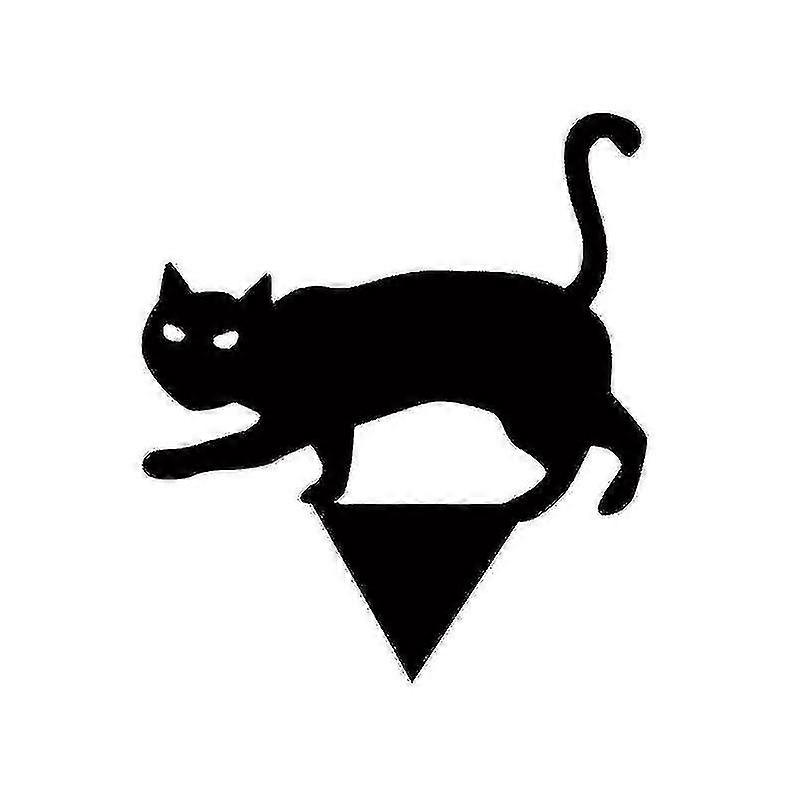 Black Cat Silhueta Halloween Decoraçãoblack1pcs