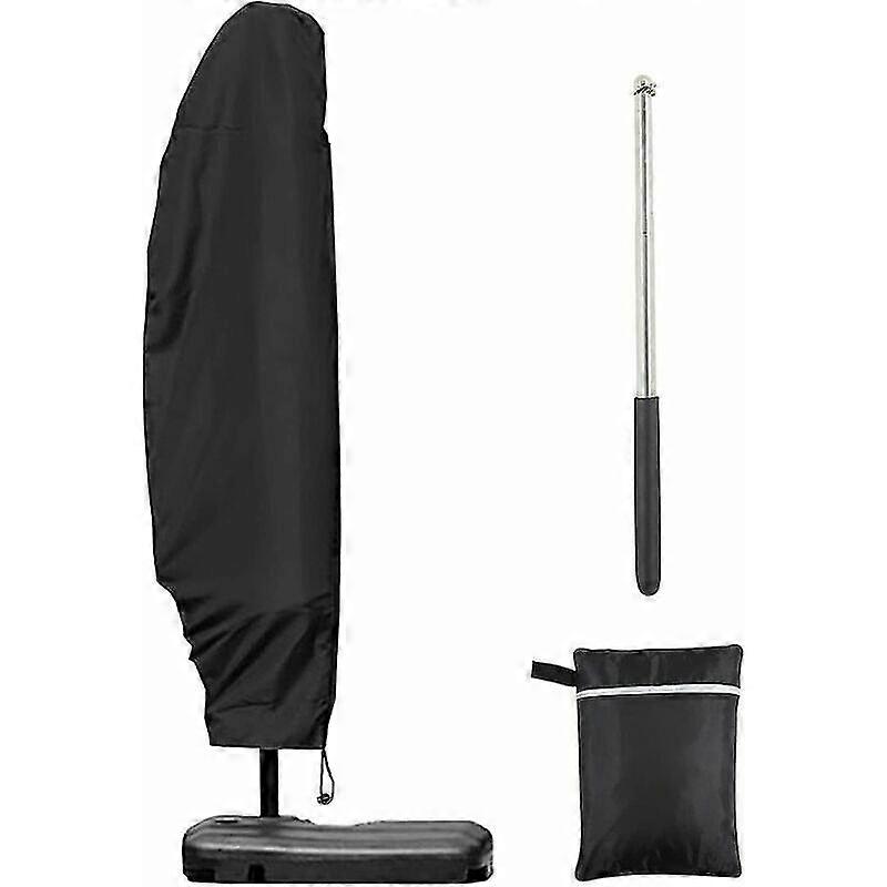 غطاء مظلة ديبورتي 3 م 4 م ، غطاء مظلة ناتئ بسحاب بطول 1.4 متر ، غطاء مظلة ديبورتي بقضيب تلسكوبي ، 280 × 30/80/45 سم ، ليلاريس