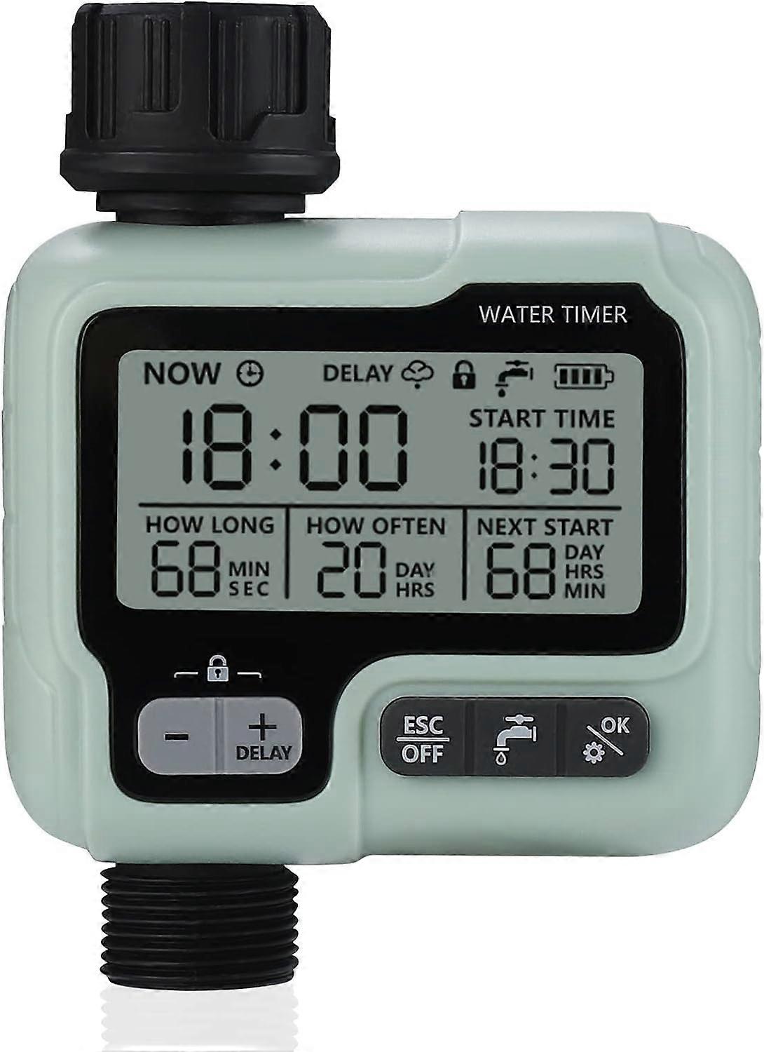 Automatic Watering Timer for Garden, Outdoor Watering Programmer, Sprinkler Timer