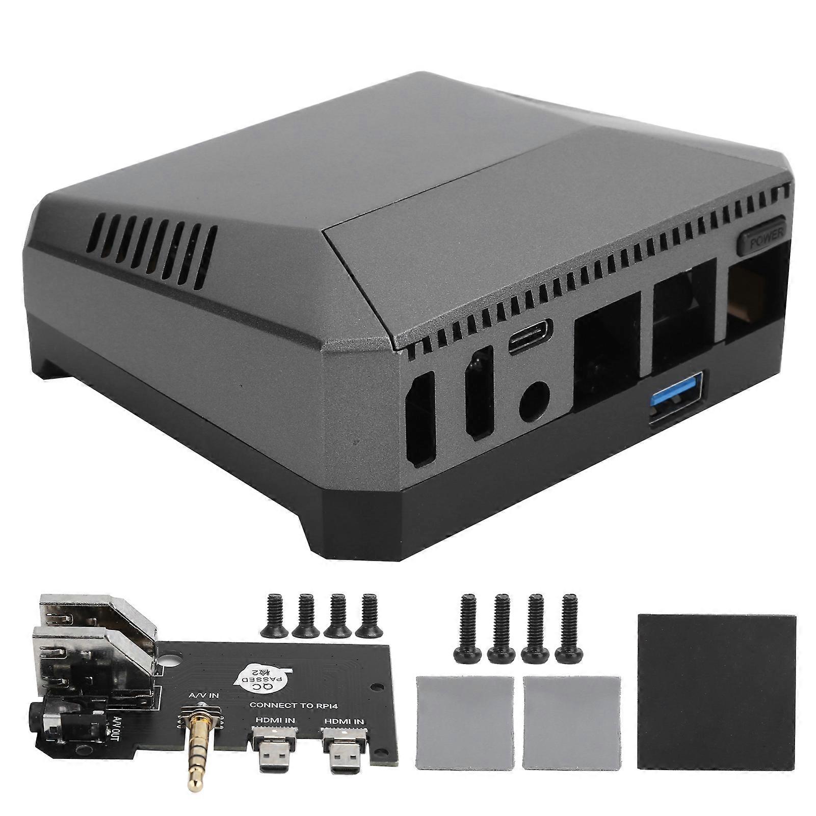Custodia in alluminio per Raspberry Pi 4B Argon One M.2 SSD con ricevitore a infrarossi integrato M.2 (per Argon One M.2)