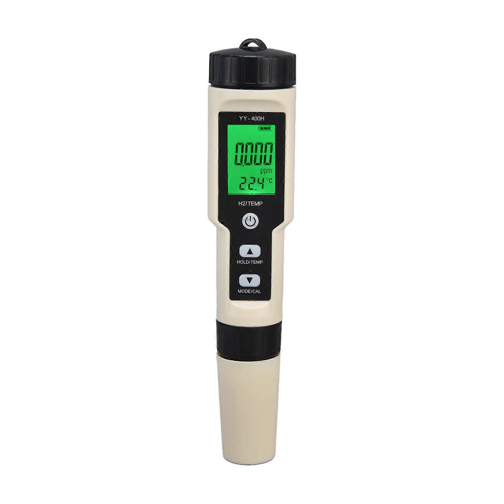 Hydrogen Test Pen High Sensitivity Backlit LCD Design Digital Hydrogen Meter for Aquariums Gardening Laboratories