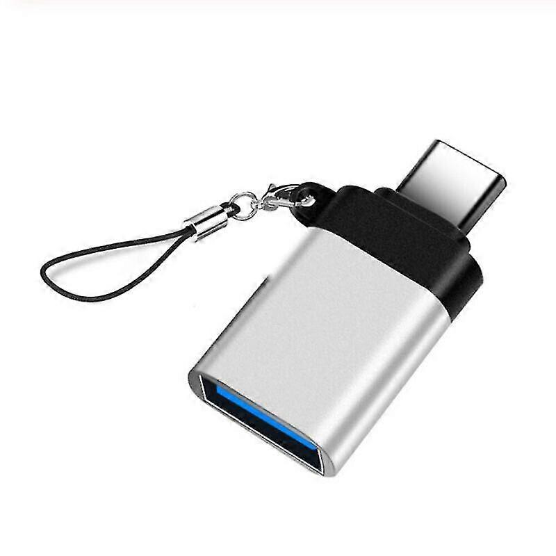 adapter connector mobile phone computer type-c high-speed silver