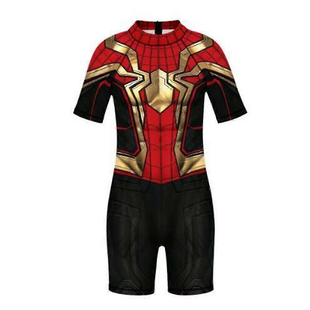 Spiderman Kids Boys Iron-Man Superhero Character One Piece Sunsafe Swimsuit Swimwear Swimming Costume Surf Beach Pool