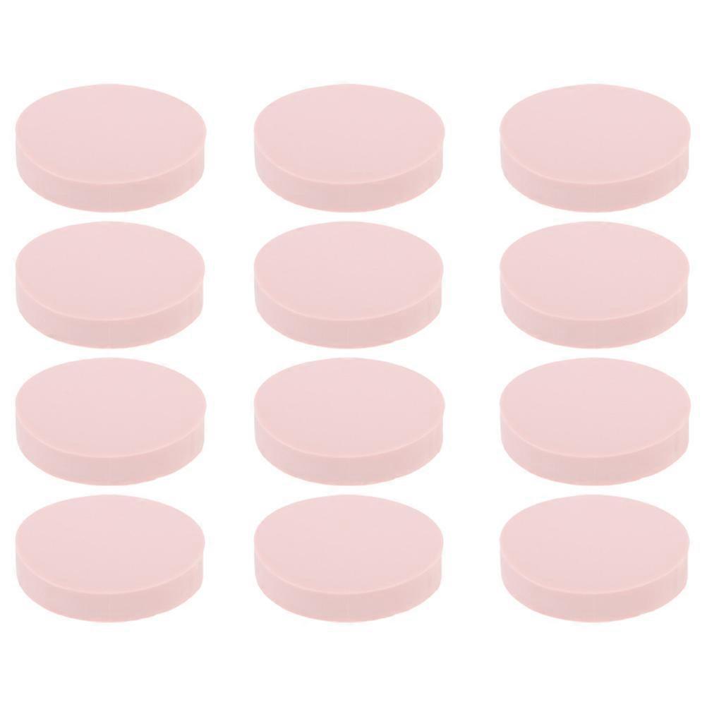 12pcs Rubber Carving Blocks Diy Carving Rubber Stamps Convenient Making Rubber Round Blocks