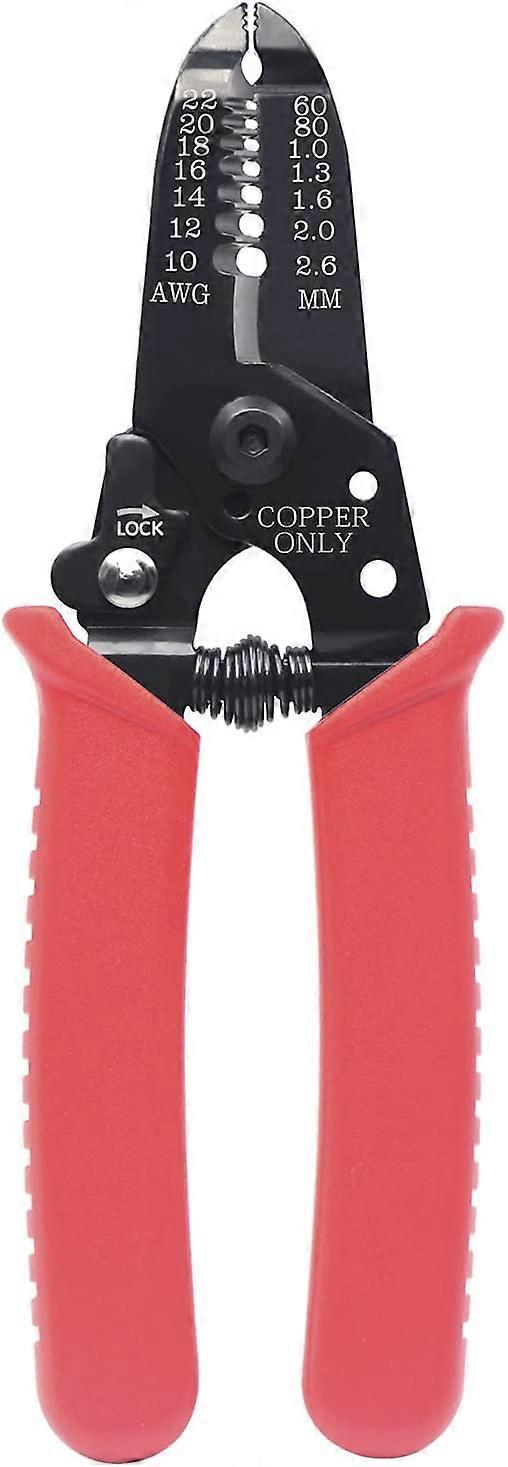 GJ708 Multifunctional Automatic Wire Stripper Cutter Pliers Professional Electrician Tool with Precision Threaded Hole