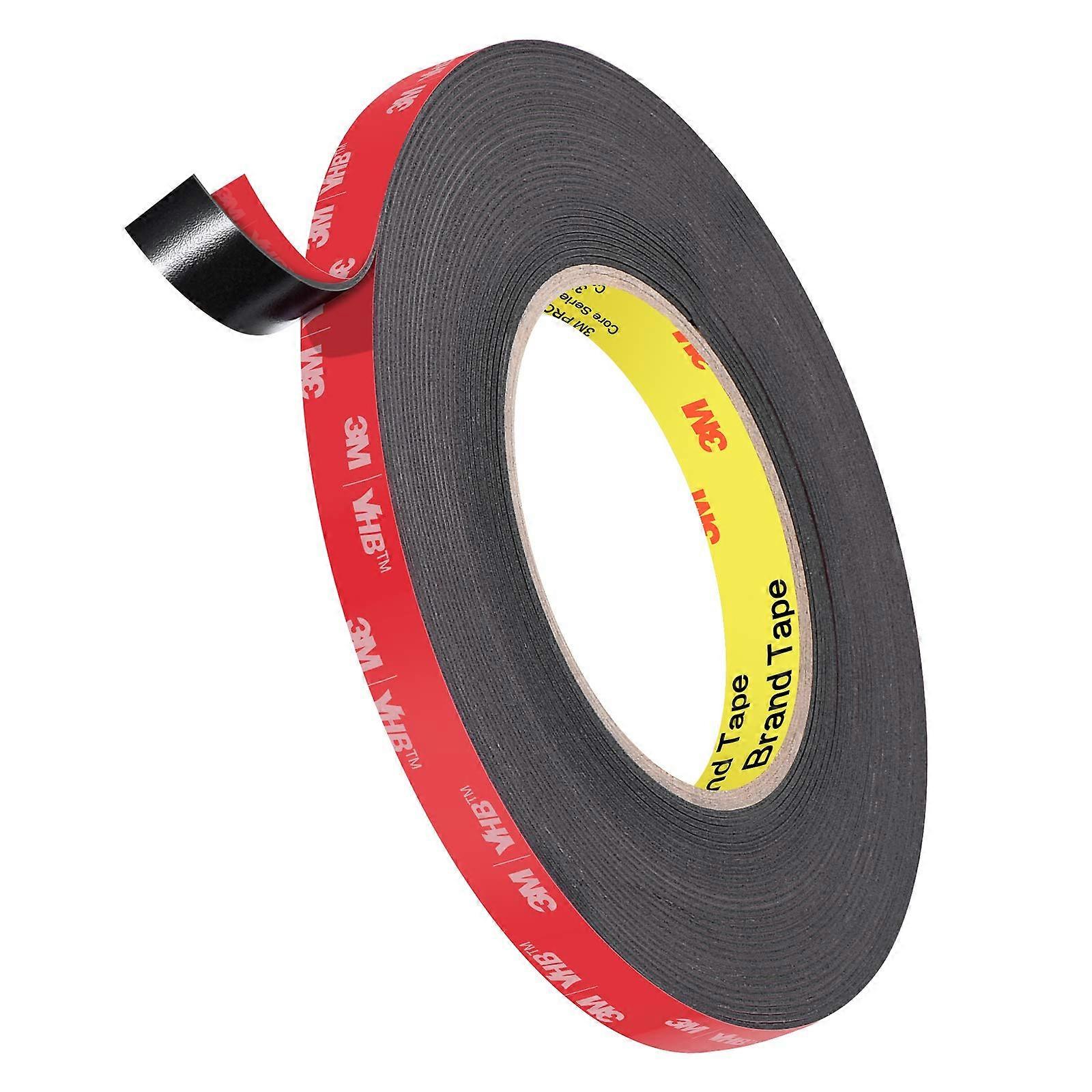 2025 ، شريط مزدوج الجوانب ، شريط رغوي VHB مقاوم للماء للخدمة الشاقة ، ديكور المنزل وديكور المكتب (5 مم * 3 م * 20 م بطول (10 لفات))