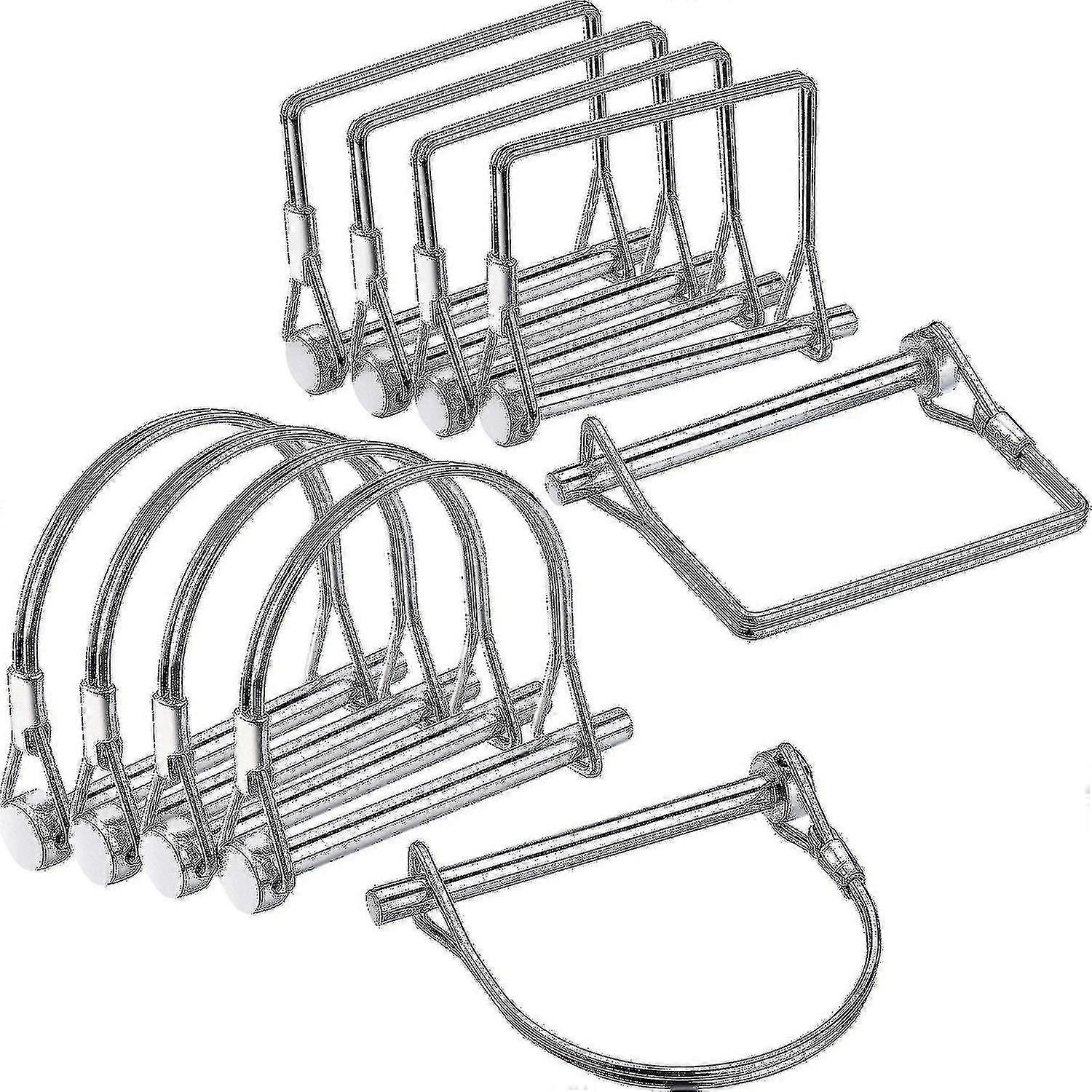 Compatible Withcompatible With10 Pieces Shaft Locking Pin Coupler Pin 1/4 Inch Diameter(silver)