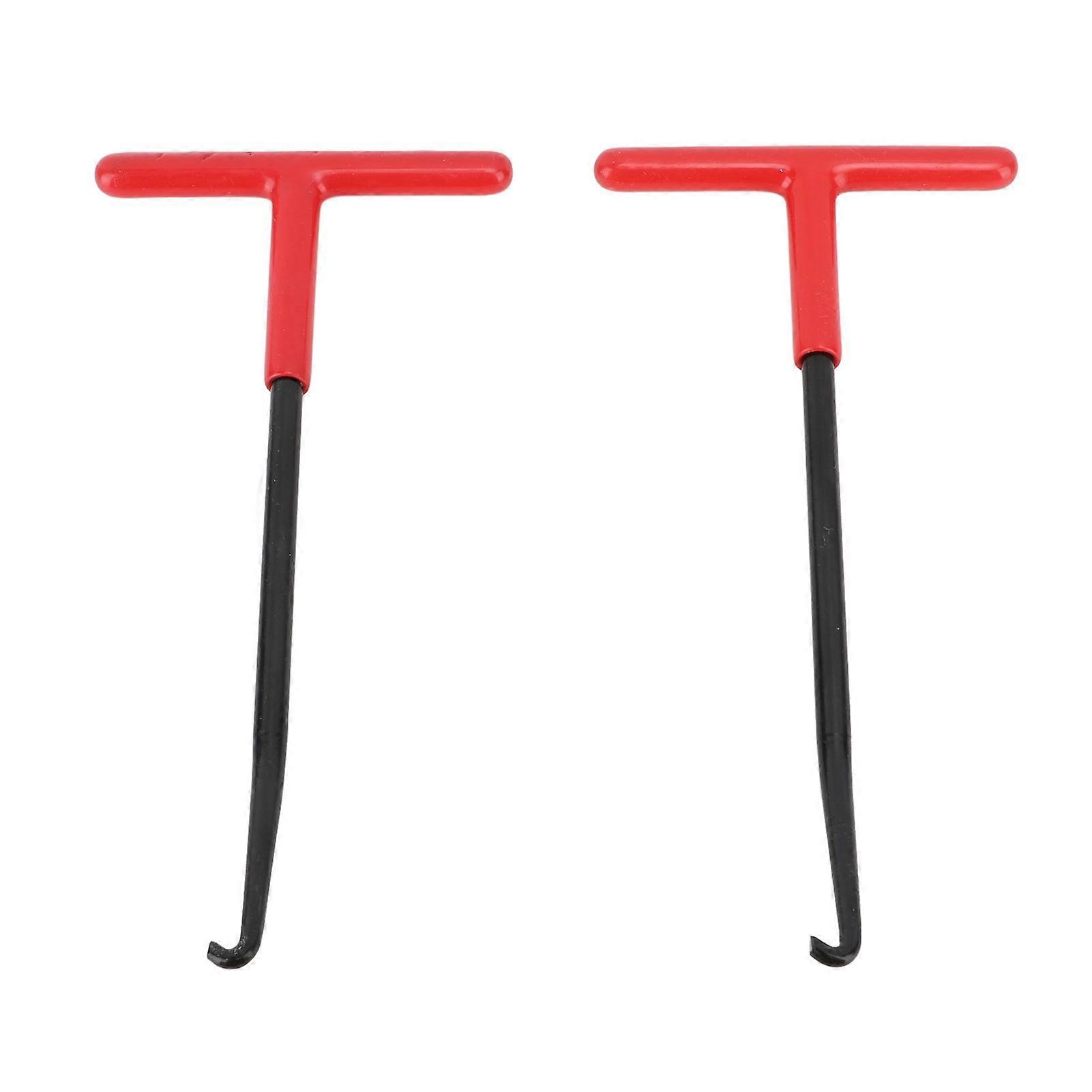 1 זוג אופנוע ידית T וו קפיץ פליטה אחיזה נוחה כלי להסרת מושך קפיץ קל משקל לאופנוע