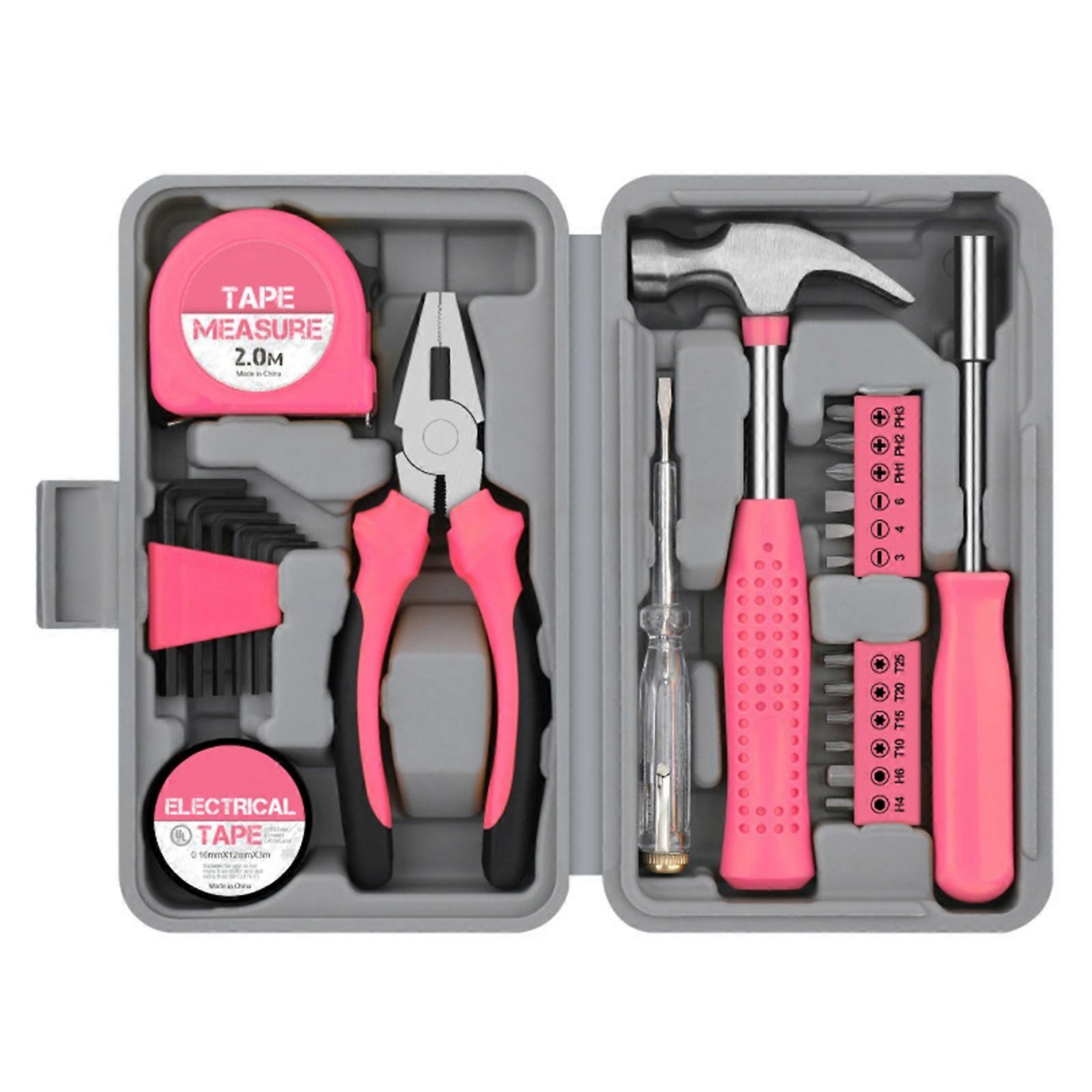 Multifunctional Gift Tools For Home And Car Hardware Set Pliers Tape Measure Hammer Home Maintenance Toolbox Combination Set FLYE245951