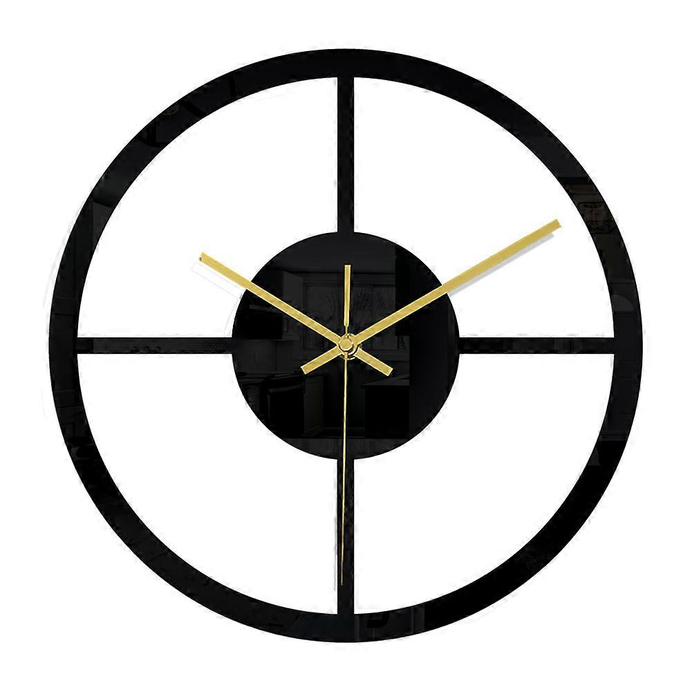 11.8 Inch Acrylic Transparent Mirror Wall Clock Sticker Fashion DIY Quartz Clocks Watch for Living
